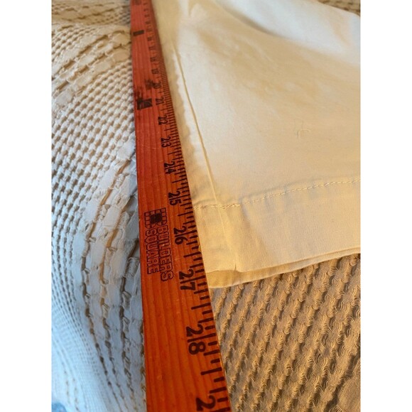 A New Day Pants NWT High Rise Straight Leg Slacks Cream Plus Size 16 R Cropped - Picture 9 of 9